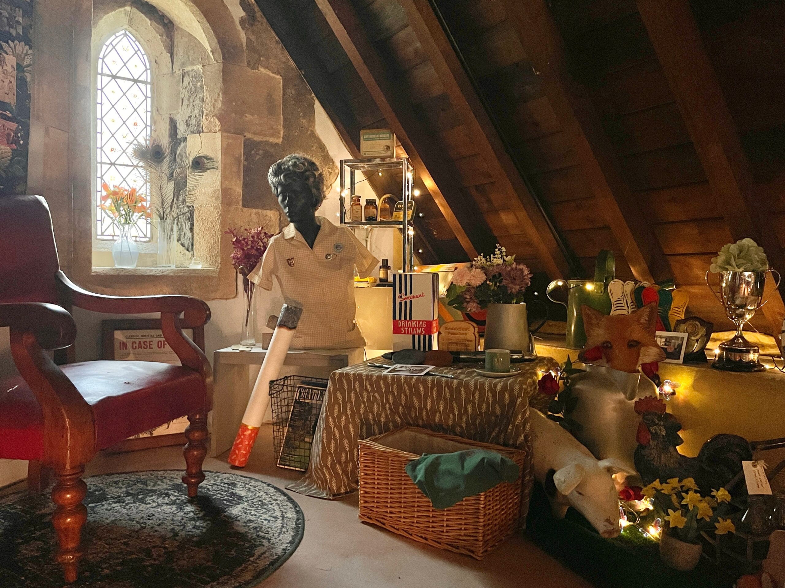 Tea in the Turret nurse display