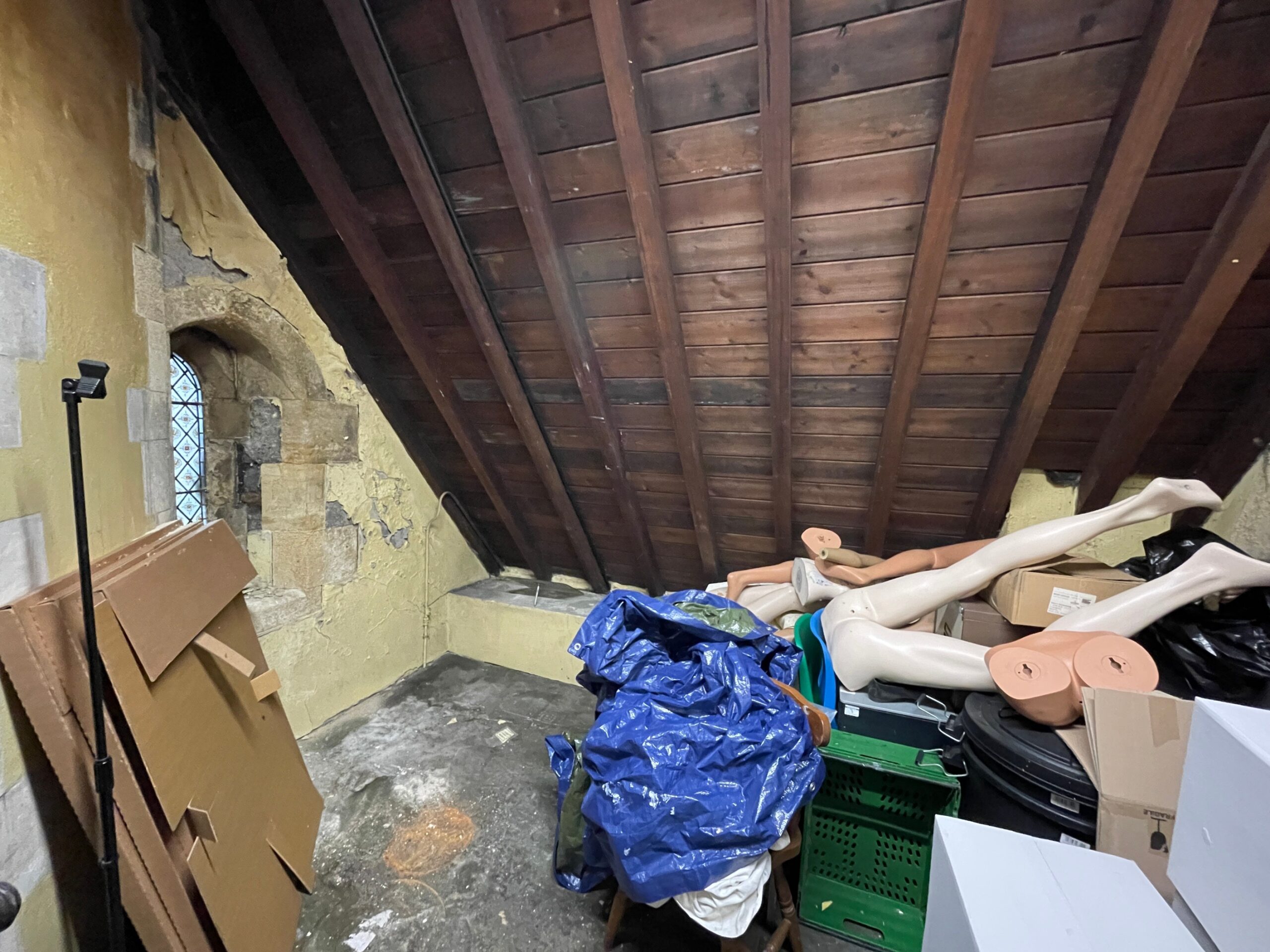 Interior of a padded cell