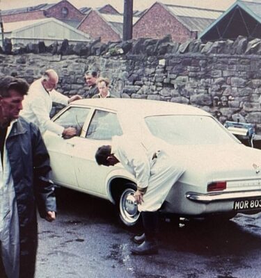 Patients operating the Industrial Therapy Organisation car wash on Feeder Road in Bristol